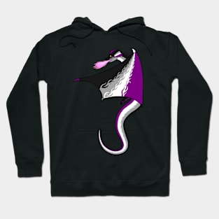 Fly With Pride, Dragon Series - Asexual Hoodie